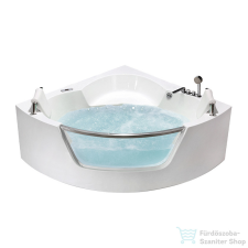 Wellis Tivoli 150x150 E-Drive Touch hidromasszázs kád Flipper csapteleppel WK00127 kád, zuhanykabin
