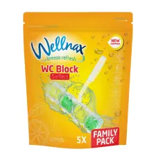 Wellnax WC illatosító Lemon 5x50g tisztító- és takarítószer, higiénia