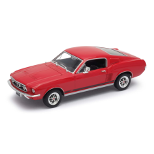 Welly - Ford Mustang GT (1967) 1:24 piros autópálya és játékautó