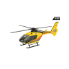 Welly Makett autó, 01:43 LRP helikopter EC-135, sárga.