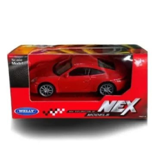 Welly : NEX fém autó - Porsche 911 Carrera S autópálya és játékautó