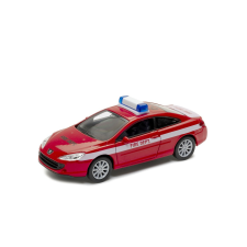  Welly Peugeot Coupe 407 FIRE DEPT. 1:34 červené autópálya és játékautó