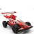 Welora Játékautó, távirányítóval, világító fényszórókkal, Buggy, 1:18 méretarány, 25cm hosszú, piros-fehér