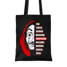 WELOVESHIRTS A Nagy Pénzrablás - Professor vászontáska ajándéktárgy