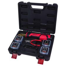 Welzh Werkzeug Műanyag elem tűzőgép akkumulátoros készlet 200 darabos autójavító eszköz