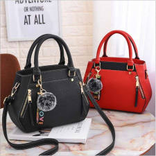  Wendy kézitáska válltáska cipzáros dísszel piros aa-001548 kézitáska és bőrönd