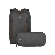 Wenger City Upgrade 16" Notebook hátizsák Cross Body Day táskával - Fekete (606489) számítógéptáska