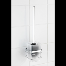 WENKO Premium WC-kefe, fúrásmentes, fényes fém (z20417100) takarító és háztartási eszköz