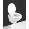 WENKO SECURA COMFORT MAGASÍTOTT WC-ÜLŐKE 5CM, DUROPLASZT, FEHÉR, LECSAPÓDÁSGÁTLÓS