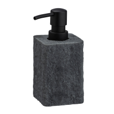 WENKO Villata szappanadagoló 0,3 l polirezin antracit 7 cm x 15 cm x 7 cm fürdőszoba kiegészítő