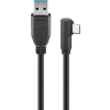 Wentronic 66502 USB kábel 1,5 M USB 3.2 Gen 1 (3.1 Gen 1) USB C USB A Fekete
