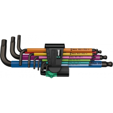 Wera 05073593001 Hatszögkulcs készlet 950 SPKL/9 SM N Multicolour SB dugókulcs