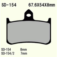 Wesrah VD-154/2 fékbetét Wesrah Motor alkatrészek Fék alkatrészek Fékbetét egyéb motorkerékpár alkatrész