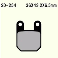 Wesrah VD-254 fékbetét Wesrah Futómű és fék alkatrészek Fékbetétek (tárcsafék) egyéb motorkerékpár alkatrész