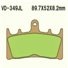 Wesrah VD-349JL (FA188HH) fékbetét Wesrah Futómű és fék alkatrészek Fékbetétek (tárcsafék) egyéb motorkerékpár alkatrész