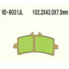 Wesrah VD-9031JL fékbetét Wesrah Futómű és fék alkatrészek Fékbetétek (tárcsafék) egyéb motorkerékpár alkatrész