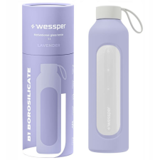 Wessper Üveg kulacs 1l Wessper B1 BOROSILICATE Levendula kávéfőző kellék