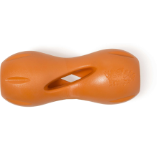 West Paw Qwizl - Jutalomfalattal tölthető rágóka (L | 17 cm | Narancs) játék kutyáknak