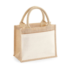 Westford Mill Bevásárló táska Westford Mill Cotton Pocket Jute Gift Bag