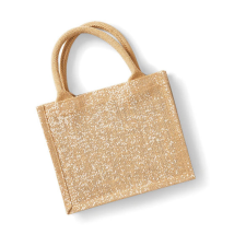 Westford Mill Bevásárló táska Westford Mill Shimmer Jute Mini Gift Bag kézitáska és bőrönd