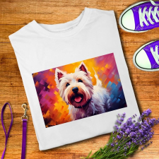 Westie férfi póló ajándéktárgy
