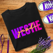  Westie gazdi férfi póló ajándéktárgy