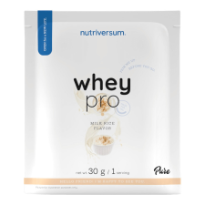  Whey PRO - 30 g - tejberízs - Nutriversum vitamin és táplálékkiegészítő