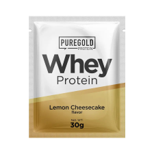  Whey Protein fehérjepor - 30 g - PureGold - citromos sajttorta vitamin és táplálékkiegészítő