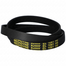 WHIRLPOOL - INDESIT 1061 H9 EL Bordásszíj, fekete (eredeti, MEGADYNE) INDESIT mosógép beépíthető gépek kiegészítői