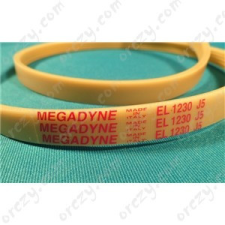 WHIRLPOOL - INDESIT 1230 J5 Bordásszíj, fehér (eredeti, MEGADYNE) WHIRLPOOL mosógép beépíthető gépek kiegészítői