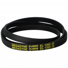 WHIRLPOOL - INDESIT 1262 J5 Bordásszíj, fekete (MEGADYNE) WHIRLPOOL mosógép beépíthető gépek kiegészítői