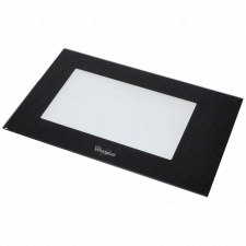 WHIRLPOOL - INDESIT Üveg külső, ajtó (eredeti) WHIRLPOOL mikrohullámú sütő beépíthető gépek kiegészítői