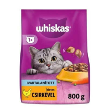 Whiskas Adult Sterile Chicken +1 - Szárazeledel (csirkehússal) felnőtt macskák részére (800g) macskaeledel
