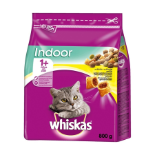 Whiskas Állateledel száraz WHISKAS Indoor macskáknak csirkehússal 800g macskaeledel