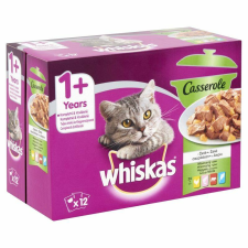  Whiskas Alutasak 12 pack Halas-Húsos Casserole 12x85gr macskaeledel
