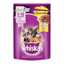 Whiskas alutasak Junior csirke Casserole – 12×85 g macskaeledel