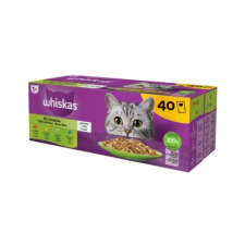 Whiskas alutasakos Halas-Húsos Válogatás 40x85g macskaeledel