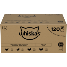  Whiskas alutasakos macskaeledel válogatás - baromfi 120 x 85 g macskaeledel