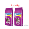Whiskas Sterile 1+ 2x14 kg