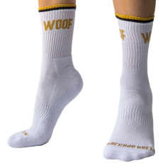  White Socks Woof – prémium kutyás zokni