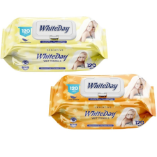 WhiteDay baby sensitive/ultra sensitive nedves törlőkendő 120db-os kiszerelésben tisztító- és takarítószer, higiénia