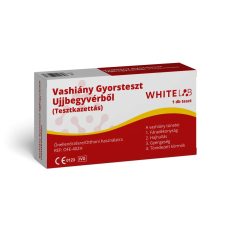 WhiteLAB Vashiány Gyorsteszt Ujjbegyvérből gyógyászati segédeszköz