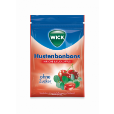  Wick cseresznye és eukaliptusz ízű torokcukorka cukormentes 72 g gyógyhatású készítmény