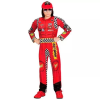 Widmann Autóversenyző overál jelmez sapkával - 140 cm