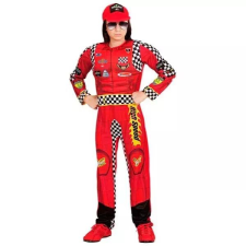Widmann Autóversenyző overál jelmez sapkával - 140 cm jelmez