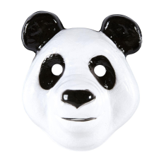 Widmann Panda maszk, műanyag party kellék