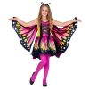 Widmann Rózsaszín pillangó jelmez szárnyakkal - 128 cm