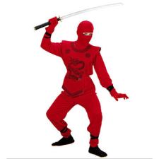 Widmann Vörös sárkány ninja jelmez - 140 cm-es méret jelmez