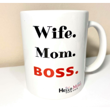  Wife.Mom.Boss bögre bögrék, csészék