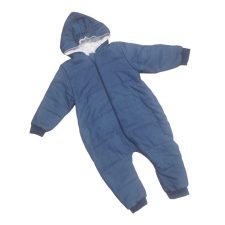 Wikids Átmeneti farmer hatású overál - Kék/Fehér Kék csillagos béléssel 98 babakabát, overál, bundazsák